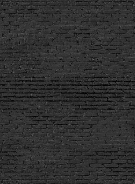 Black Brick Wallpaper, Marble Effect Wallpaper, Painted Brick Walls, Black Brick Wall, Brick Material, Brick Texture, Black Brick, Black Background Wallpaper, Concrete Texture