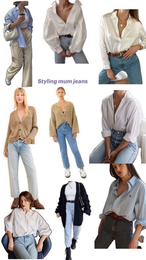 How to wear high waist mum jeans Mum Jeans, High Waist, Style Inspiration, High Waisted, How To Wear