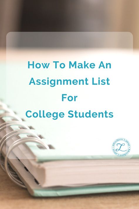 Organizing Assignments College Students, College Assignment Tracker, Organized Study, College Assignment, College Stories, College Studying, Assignment Tracker, College Ready, College Checklist