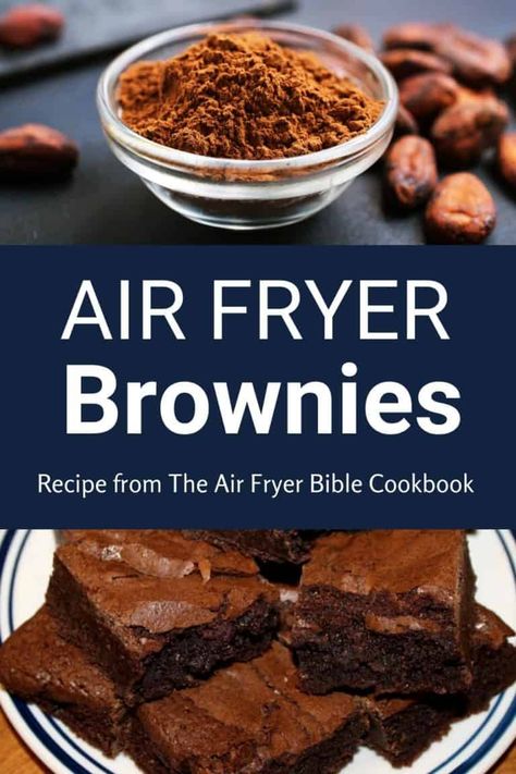 Air Fried Okra Recipe, Air Fryer Brownies, Air Fryer Cake Recipes, Air Fryer Recipes Dessert, Air Fryer Oven Recipes, Airfryer Recipes, No Bake Brownies, Air Fryer Dinner Recipes, Air Fryers