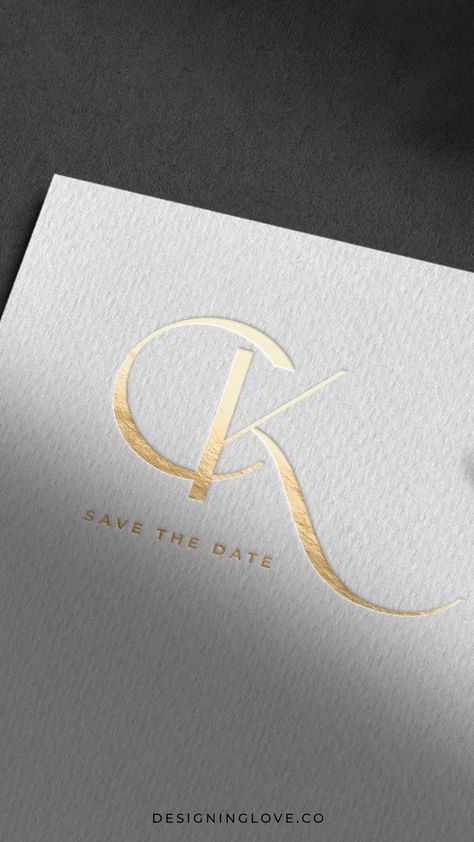 Ck Monogram Logo, Beautiful Clinic, Black Tie Wedding Theme, Save The Date Design, Ck Monogram, Date Design, Love My Parents Quotes, Parents Quotes, Couples Monogram