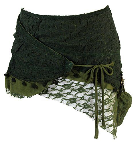 GURU-SHOP Goa Mini Skirt Wrap Skirt Cacheur Green Cotton Size:S/M (12) Cacheurs and Hip Flatterers Psytrance Clothing, Mode Hippie, Diy Vetement, Estilo Hippie, Archive Fashion, 가을 패션, Mode Inspiration, Dream Clothes, Goa