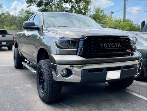 I have a stock 2009 Tundra Double Cab TRD. I want a more aggressive looking grille. I found the below picture on customoffsets.com (not my truck). I have never seen this grille surround anywhere and I have looked extensively for it. Does anyone know who makes this grill and where I can buy... Toyota Tundra Trd, Tundra Trd, Tonneau Cover, Toyota Tundra, Fender Flares, I Want, Toyota, I Can, Cars Trucks