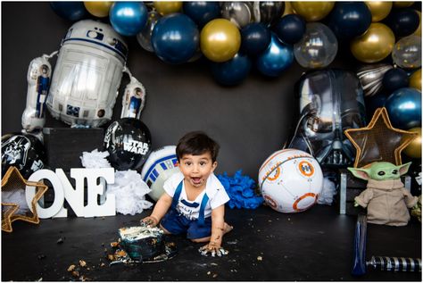 Calgary Cake Smash Photography- Kaleb's Barn Yard Theme First Birthday Star Wars Smash Cake, Star Wars Themed Birthday Party, Smash Cake First Birthday, Boy Cake Smash, Cake Smash Theme, Smash Cake Boy, Boy Cake, Rodeo Birthday, One Year Birthday