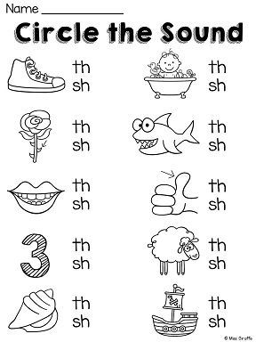 Digraphs TH and SH worksheets and activities!! Ingles Kids, Digraphs Worksheets, English Phonics, Jolly Phonics, Phonics Kindergarten, Homeschool Kindergarten, Teaching Phonics, Phonics Worksheets, School Worksheets