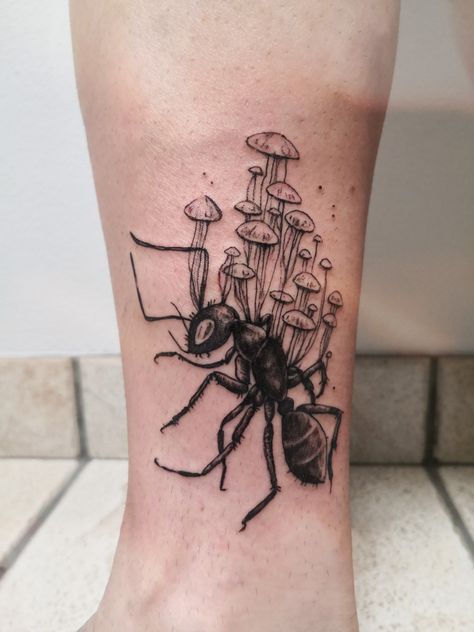 Bug Tattoo Ideas, Ant Tattoo, Mangas Tattoo, Zombie Tattoos, Nature Tattoo Sleeve, Traditional Tattoo Designs, History Tattoos, Funky Tattoos, Bug Tattoo