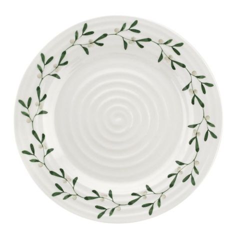 Sophie Conran for Portmeirion Mistletoe 11 Inch Plates Set of 4 Oven Design, Sophie Conran, Wallpaper Stores, Dining Plates, Christmas Plate, White Dinner Plates, Hand Painted Plates, Christmas Plates, Dinner Plate Sets