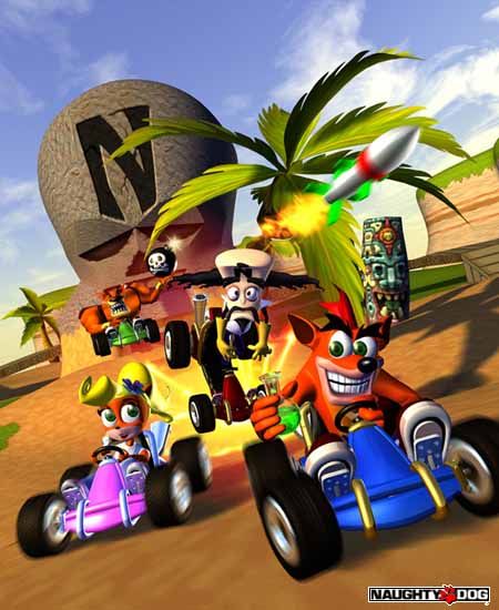 Crash Team Racing Crash Bandicoot Characters, Crash Team Racing, Racing Tattoos, Skull Rock, Musica Rock, Promotional Image, Classic Video Games, Crash Bandicoot, Best Rock