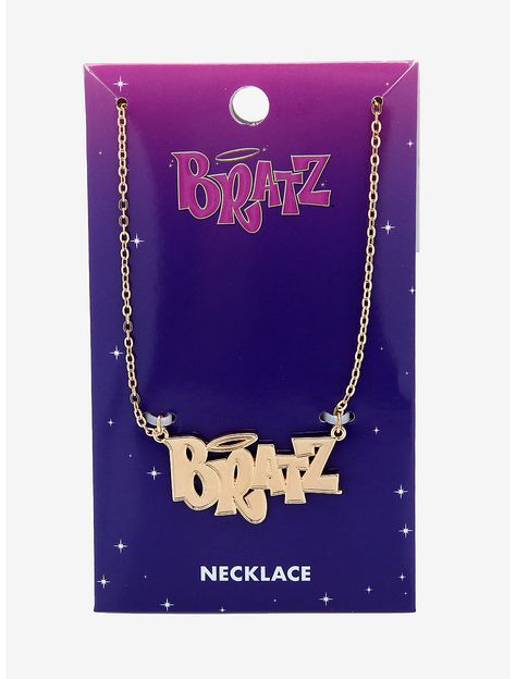 Bratz Necklace, Bratz Doll Halloween Costume, Bratz Logo, Hair Tool Set, Charm Bracelets For Girls, Logo Necklace, Bratz Girls, Pink Tumblr Aesthetic, Bratz Inspired Outfits