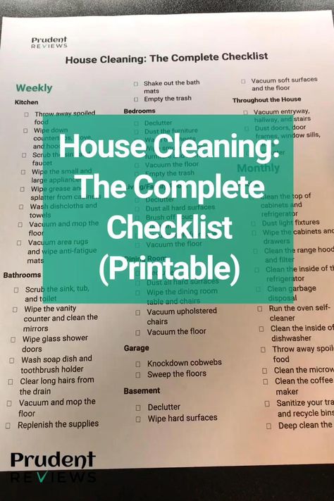 This printable house cleaning checklist (available as a PDF or Excel Spreadsheet) is designed to keep your household chores organized and on-track. Each task is organized by room and categorized into weekly, monthly, and annual buckets. Thorough House Cleaning List, Quick House Cleaning, Room Cleaning Checklist, House Cleaning Checklist Printable, Deep Cleaning House Checklist, Bedroom Cleaning Checklist, Household Cleaning Schedule, Printable House, Cleaning Checklist Printable