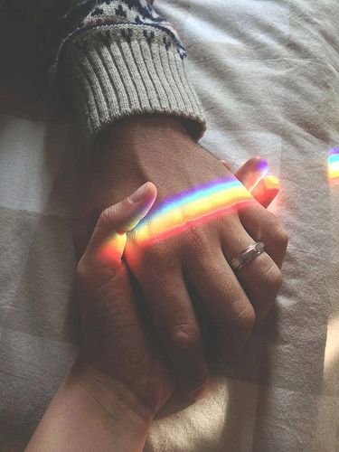 Hand in hand Eliza Taylor, Gay Aesthetic, Rainbow Light, Rainbow Aesthetic, Shooting Photo, Gay Love, Gay Pride, A Rainbow, The Words