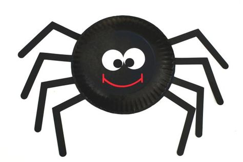 Halloween Crafts Paper Plate Bat, Cat and Spider Craft — EPC Crafts Paper Plate Halloween Crafts, Halloween Crafts Paper, Paper Plate Spider, Bat And Cat, Paper Plate Halloween, Spider Cat, Spider Craft, Bat Cat, Halloween Symbols