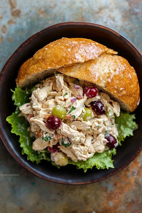 Looking for a deliciously timeless lunch idea? This Classic Chicken Salad Sandwich is the perfect blend of juicy chicken, crunchy veggies, and creamy dressing. Whether you're meal prepping or making a quick bite, this recipe hits the spot every time. Ready to cook? Click for the recipe. #ChickenSalad #EasyLunch #ChickenSaladSandwich #HealthyRecipes #QuickMeals #SandwichLovers Chicken Egg Salad Recipe, Grilled Chicken Salad Sandwich, Classic Chicken Salad Sandwich, Classic Chicken Salad, Ic Recipes, Chicken Salad Sandwich Recipe, Crunchy Veggies, Creamy Dressing, Poached Chicken