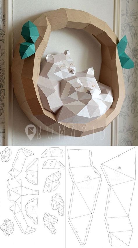 3d paper food templates