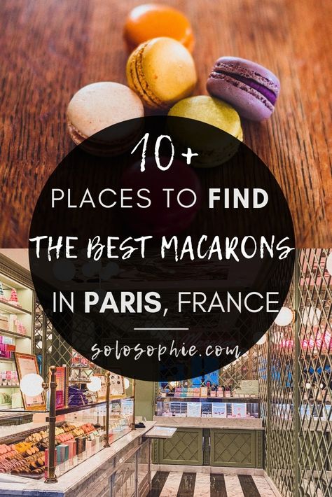 French dessert guide to the best sweets you must try in the French Capital: My Macaron Address Book: Where to find the Best Macarons in Paris, France Macarons Paris, Croatia Vacation, Paris Honeymoon, Paris Vacation, France Travel Guide, Europe Tours, Champs Elysees, Paris Travel, Travel Inspo