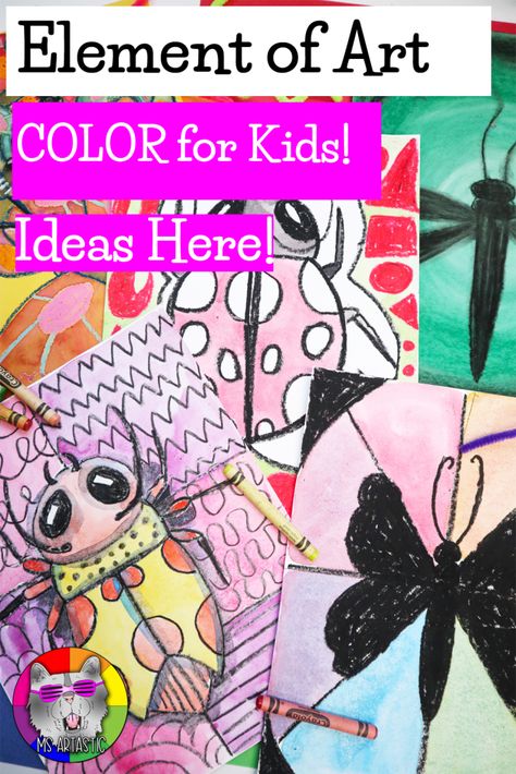 Teaching Art To Kids, Fundamentals Of Art, Elements Of Art Color, 7 Elements Of Art, Family Art Projects, Colorful Art Projects, Mixing Primary Colors, The Elements Of Art, Elements Of Color