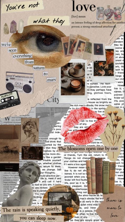 collage Personality Collage, Personal Collage, Multimedia Collage, Mood Collage, Photography Art Book, Photography Gcse, Presentation Ideas For School, Handmade Collage, How To Express Feelings