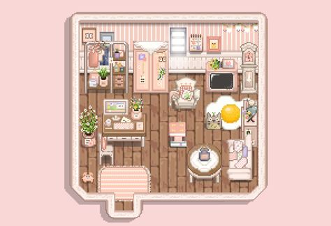 Stardew Valley Mods, Stardew Farms, Farmhouse Layout, Top Down Game, Stardew Valley Layout, Mod Furniture, Animal Crossing Fan Art, Farm Games, Casual Furniture