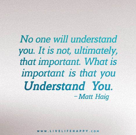 No One Will Understand Quotes, Understand Quotes, Matt Haig, Greatest Quotes, Mentally Healthy, Live Life Happy, Short Funny Quotes, No One Understands, Quotes Short