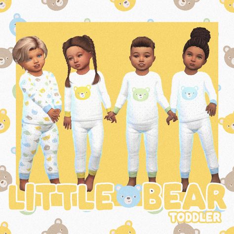 Little Bear Outfit Toddler - Screenshots - The Sims 4 Create a Sim - CurseForge Sims 4 Toddler Pajamas, Bear Outfit, Kerbal Space Program, Toddler Pajamas, Sims 4 Toddler, Bear Outfits, Best Mods, Sims 4 Cc Mods, Space Program