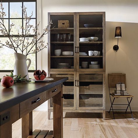 Best of Freestanding Pantry Cabinets for the Kitchen Books Cabinet, Food Pantry Cabinet, Freestanding Pantry, Modern China Cabinet, White Kitchen Pantry, Pantry Cabinet Free Standing, Tall Pantry Cabinet, Reclaimed Wood Kitchen, Built In Pantry