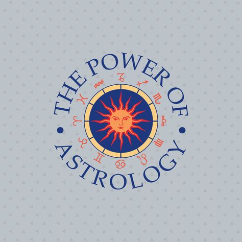 The Power of Astrology Logo Astrologer Logo, Astrology Logo Design, Astrology Logo, Young Enterprise, Circle Monogram Font, Mystic Logo, Teachers Day Poster, Light Worker, Education Poster Design