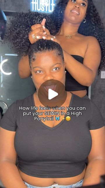 ATL Hairstylist | Flipover Sewin Expert on Instagram: "Can your Sew In do this? 👇🏾 

Imagine being able to put your sew in with 3 bundles into a HIGH ponytail! This is the #AnJaeMethod a technique that gives you 5 Styles in 1! 

Welcome to the good life of MAXIMUM versatility🥹

Here’s what the Sew In service includes: 

💆🏽‍♀️Complimentary Texture match Consultation is included along either Luxury Hair Extensions that are provided at your convenience. We’re a one stop shop. These extensions are designed with you in mind. Hair is reusable and lasted up to 3 years. 

💆🏽‍♀️Shampoo is included. Here at AnJae Moneas, we want you to be relaxed and catered too. No need to shampoo your hair. Well take care of that for you.

💆🏽‍♀️Styling is included, blended to perfection.

August Bookings Ponytail Sew In, Weave With Leave Out, Sew In Ponytail, A High Ponytail, Sew In Hair Extensions, Luxury Hair Extensions, Weave Ponytail, Prom Outfit, Sew In Weave