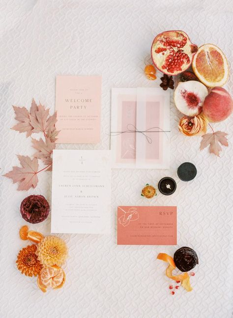 Fall Pink Wedding, Autumn Bouquet Wedding, Eclectic Wedding Invitations, Pink Wedding Invites, Floral Color Palette, Fall Wedding Table Decor, Fall Wedding Tables, Autumn Bouquet, Fall Pink