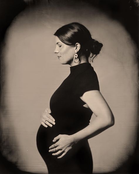 Tintype photo taken at 29 weeks pregnant - Ruby Bellows Tintype 29 Weeks Pregnant, Tintype Photos, Weeks Pregnant, Maternity Style, Pregnancy Week By Week, Bellows, Maternity Fashion, Pregnancy Photos, Ruby