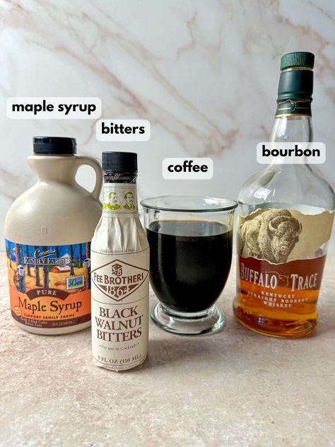 Coffee Old Fashioned (Bourbon Coffee Cocktail)