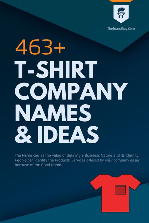 568+ Catchy T-Shirt Company Names & Ideas ( Video + Infographic) Best Name For Clothing Brand, Local Brand Name Ideas, T Shirt Names Ideas, Tshirt Name Ideas, Work T Shirt Design Ideas, Clothing Company Name Ideas, T Shirt Business Names Ideas, Business T Shirts Ideas Design, Shirt Business Name Ideas