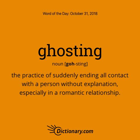 To Leave Without Saying Goodbye, Ghosting Quotes, Irish Goodbye, Dictionary Words, Uncommon Words, Romantic Relationship, One Word Quotes, Interesting English Words, Weird Words