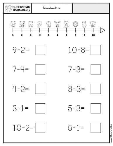 Subtraction Facts To 10 Worksheets, Simple Addition And Subtraction Worksheets, Easy Math Worksheets Kindergarten, Easy Subtraction Worksheets, Subtraction 1-10 Worksheets, Simple Subtraction Worksheets Free, Free Subtraction Worksheets, Basic Subtraction Worksheets, Subtraction Worksheets For Kindergarten