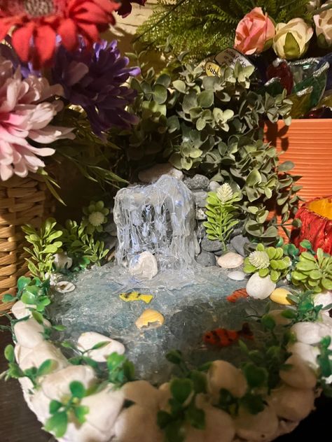 My first diy model Waterfall Model, Biomes Project, Rainforest Biome, Diy Arts And Crafts, Project Ideas, Diy Art, Arts And Crafts, Art, Diy Artwork