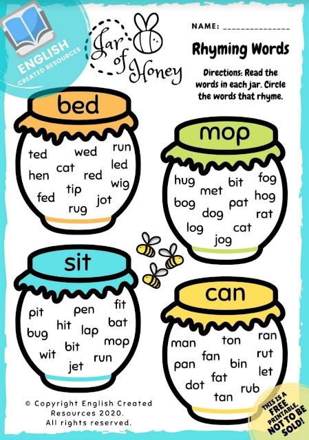 Rhyming Words List, Rhyming Words Activities, Rhyming Words Worksheets, Writing Cvc Words, Words Worksheet, Cvc Words Worksheets, Cvc Words Kindergarten, Cvc Word Activities, Kindergarten Reading Activities