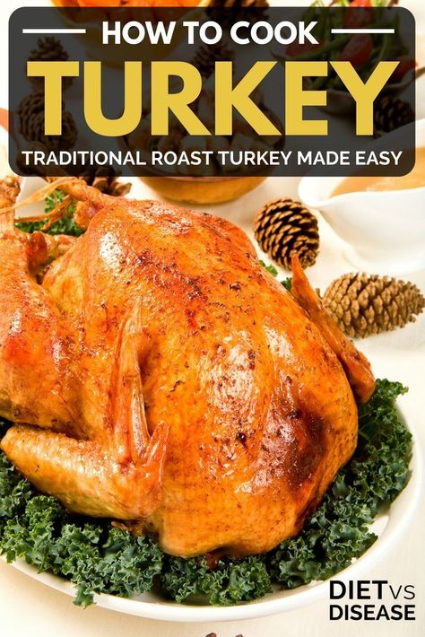 Cook Turkey In Oven, Oven Turkey Recipes, Easy Turkey Recipes Thanksgiving, Cooking Thanksgiving Turkey, Preparing A Turkey, How To Cook Turkey, Turkey In Oven, Turkey In The Oven, Easy Thanksgiving Turkey