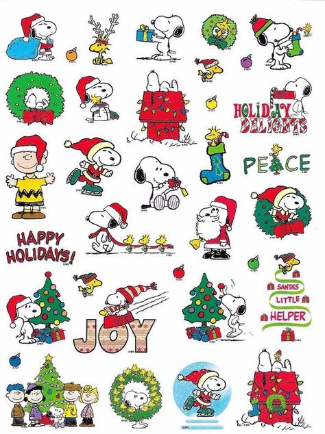 Snoopy New Year, Brown Stickers, Charlie Brown Lucy, Snoopy Characters, A Charlie Brown Christmas, Christmas Snoopy, 심플한 그림, Snoopy Funny, Snoopy Images