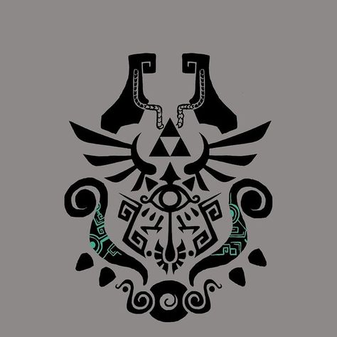 Zelda Logo, Zelda Tattoo, Princess Tattoo, Zelda Twilight Princess, Muster Tattoos, Gaming Tattoo, Iphone Case Stickers, Link Zelda, Zelda Art