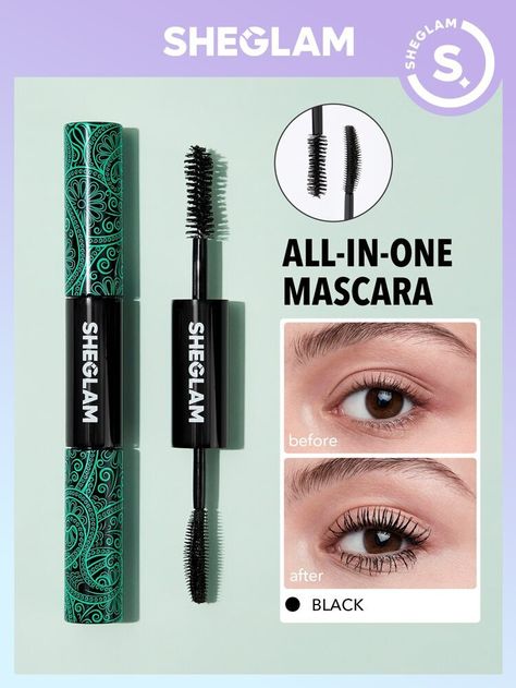 Free Returns ✓ Free Shipping On Orders $49+ ✓. SHEGLAM All-In-One Volume & Length Mascara- Mascaras at SHEIN. Length Mascara, Ivory Lane, Alat Makeup, Thick Lashes, Vintage Watches Women, Two Piece Jumpsuit, Black Mascara, Sweater Vest Women, Waterproof Mascara