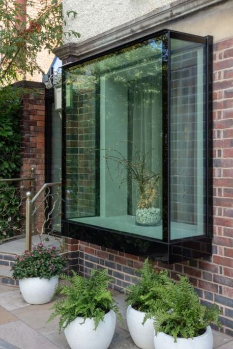 Contemporary structural box window to home.  

Click in the image to learn more about IQ Glass's structural box windows. Oriel Window, Glass Box Extension, Box Windows, Window Seat Design, Box Window, Room Extensions, Window Seats, Glass Box, Eco Design