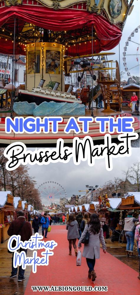 Discover the magic of a night at the Brussels Christmas market. Wander through the festive stalls filled with holiday treats, handcrafted gifts, and glowing lights. Experience the charm of Brussels as it transforms into a winter wonderland, offering a memorable evening with unique holiday shopping and delicious seasonal foods. Embrace the holiday spirit in one of Europe’s most enchanting markets. Belgium Christmas Market, Belgium Christmas, Brussels Christmas, European Christmas Markets, Stall Decorations, Moving To Scotland, European Christmas, European Travel Tips, Handcrafted Gifts