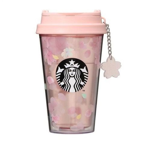 Cherry Blossom Starbucks, Vasos Starbucks, Starbucks Bottles, Starbucks Advertising, Kawaii Cups, Starbucks Tumbler Cup, Japan Sakura, Cute Water Bottles, Sakura Flower