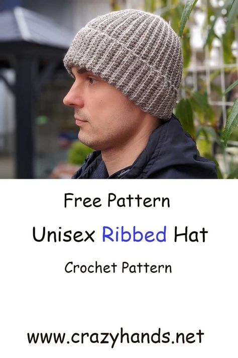 Trendy Crochet Caps: Rock the Latest Styles Crochet Beanie Man, Crochet Hat For Men Free Pattern, Crochet Mens Hat Pattern Free Easy, Crochet Ribbed Beanie Pattern Free, Crochet Men’s Beanie, Men’s Crochet Hat, Men’s Crochet Beanie, Mens Crochet Hats Free Pattern, Mens Crochet Beanie Pattern Free