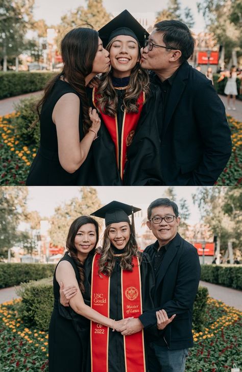 USC Graduation Portraits With Family of Class of 2022 in Los Angeles, California Graduation Cap Design Ideas, Poses For Graduation, Convocation Photography, Poses For Graduation Photos, Usc Graduation, Cap Design Ideas, Nursing Graduation Pictures, Graduation Pic Ideas, College Graduation Photoshoot