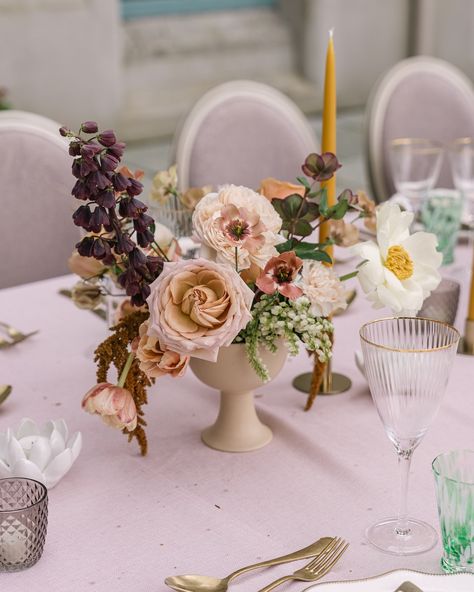 From perfect blush linens and gorgeous florals to a whimsical cake, all the details of this styled shoot at Dromoland Castle in Ireland were beautiful! #DestinationWedding Whimsical Cake, Castles In Ireland, Delphinium, Styled Shoot, The Details, Color Schemes, Wedding Flowers, Destination Wedding, Castle