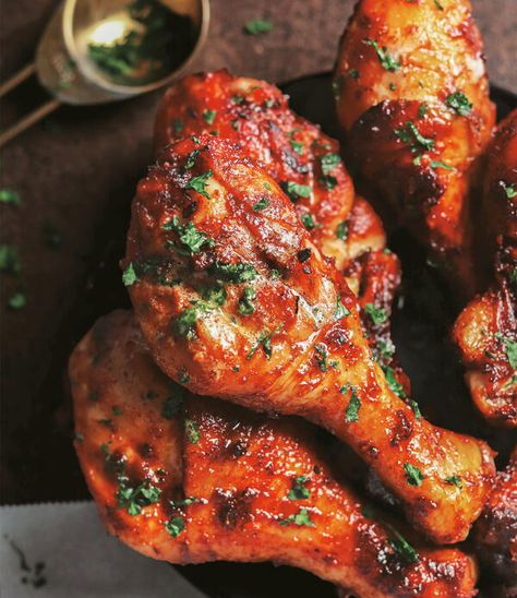 Sweet and Smoky Drumsticks Pioneer Woman Recipes, Chicken Drumsticks, Roasted Veggies, Chicken Tenders, Fryer Recipes, Sweet And Spicy, Home Recipes, Weeknight Meals, Air Fryer Recipes