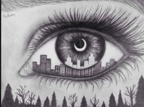 I see the world in my eyes Mata Manga, Easy Pencil Drawings, Art Du Croquis, Realistic Eye Drawing, Desen Realist, Drawing Eyes, Amazing Drawings, Beautiful Drawings, A Pencil