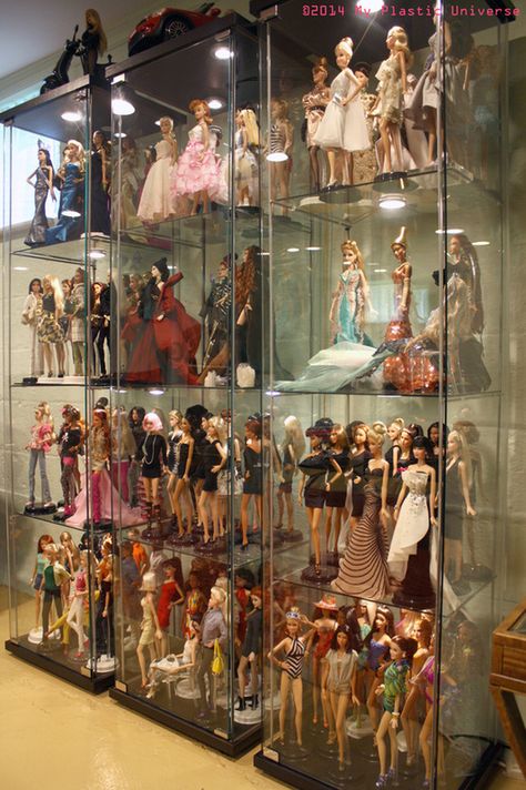 Colecciones baebies Barbie Collection Display, Doll Collection Display, Collectors Room Ideas, Toy Collection Room, Barbie Organization, Barbie Pics, Barbie Jewelry, Doll Storage, Doll Museum