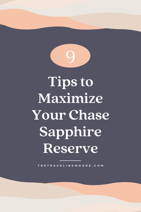 Maximize Your Chase Sapphire Reserve Card for Travel in 2024 Chase Sapphire, Best Travel Credit Cards, Travel Hack, Travel Credit Cards, The Chase, Life Tips, Travel Hacks, Travel Experience, Credit Cards