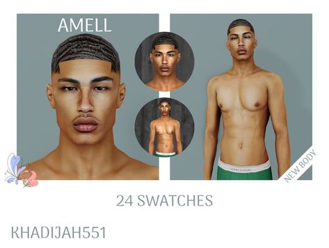 Khadijah551 | creating Sims 4 Content | Patreon Sims4cc Male Skin, The Sims 4 Male Skin Details, Male Sims 4 Cc Body Presets, Sims4 Male Preset, Face Presets Sims 4 Cc Male, Sims 4 Urban Male Skin, Sims 4 Male Lips Preset, Sims 4 Skins Male, Sims 4 Cc Black Male Skin Overlay